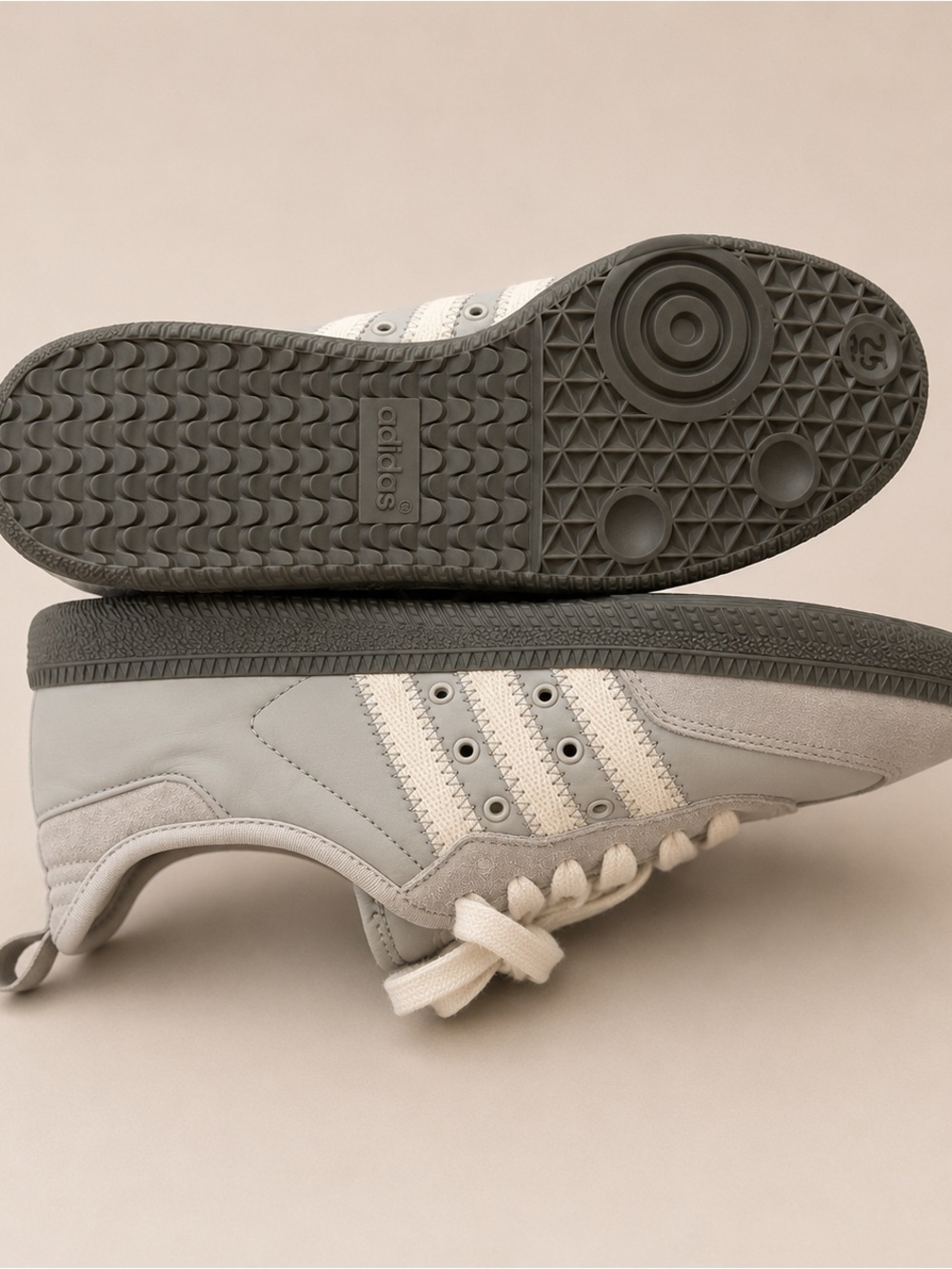 Adidas x C.P. Company Italia Spezial Sneakers Grey Taupe Cream M 6.5 / W 7.5 - Picture 6 of 10
